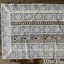 【誕生祭クーポン◆10%OFF】 テーブルセンター レース 30×45cm 長角 レーステーブルセンター 刺繍 Torsionlace トーションレース L2 ...