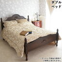 5/6までP5+【12,640円クーポン★GWセール】 ▲2025年11月末入荷予定▲ ベッド ダブルベッド 幅146.5cm スノコ 通気性 フィレンツェ ダ...