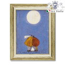 【決算SALE!クーポンで10%OFF】 サムトフト『月夜のふたり』 インテリア雑貨 アンティーク風 アート額 アートフレーム ロココ調 壁掛け