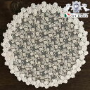 【誕生祭クーポン◆10%OFF】 ドイリー コットンチュールシリーズ〜Cotton Tulle レース コットン フラワー 刺繍 おしゃれ エレガント 【 メー...