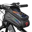 自転車 バイク スマホ スタンド バッグ カバン 大容量 ツーリング サイクリング iPhone android 小物 収納 スマホケース ケース 防水 送料無...