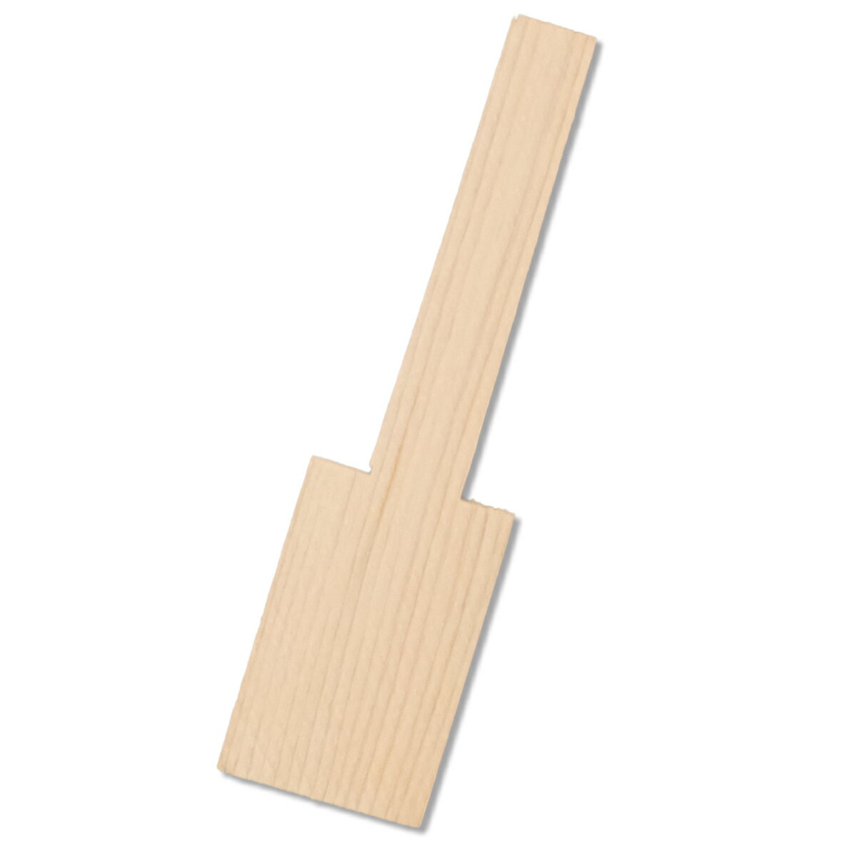 [ メール便可 ] デザートスプーン用 ヒノキ加工材 工作素材 道刃物工業 【 ひのき 檜 カトラリー 木材 】