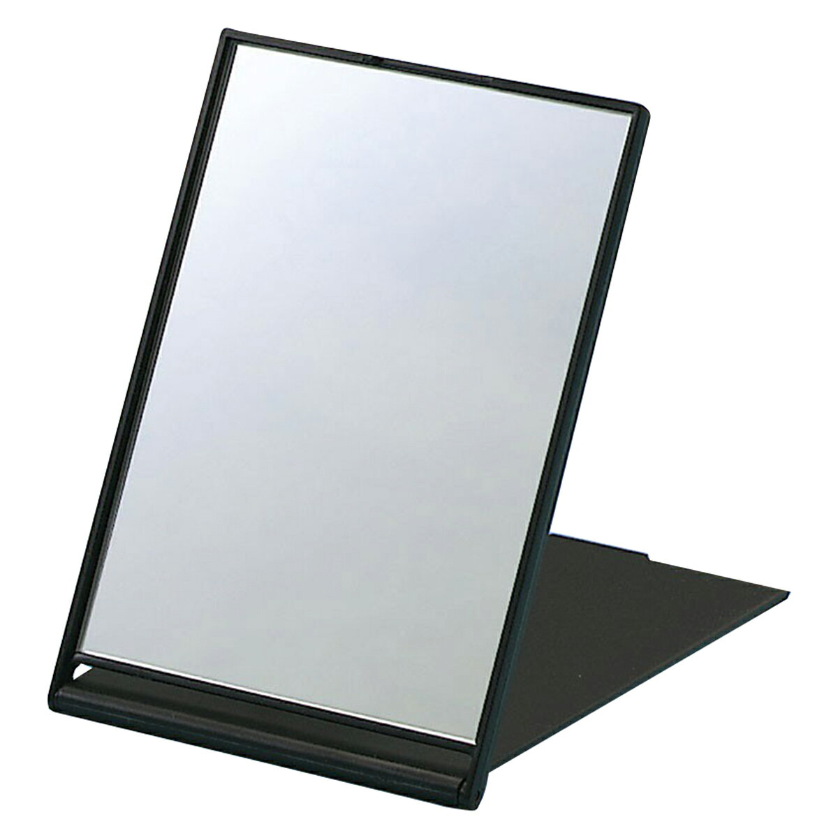 折立コンパクト 黒 自画像用 【 自画像 鏡 】