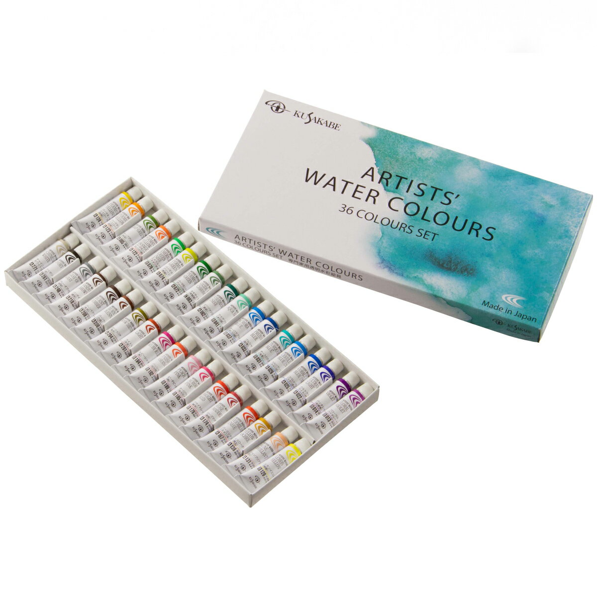  クサカベ専門家用 透明水彩絵の具 ARTISTS' WATER COLOURS 36色 NW-36 kusakabe