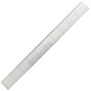 滑り止め付 方眼 カッティング定規 アクリル製 溝なし 500mm 【 ゼロスタート 事務用品 定規 測り すべり止め付き 】