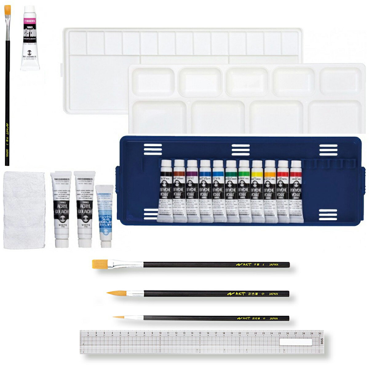 <当店オリジナル> ターナー アクリルガッシュ クリエイト 11ml Mセット 【 絵具 絵の具 アクリル絵具 アクリル絵の具 絵の具セット 】