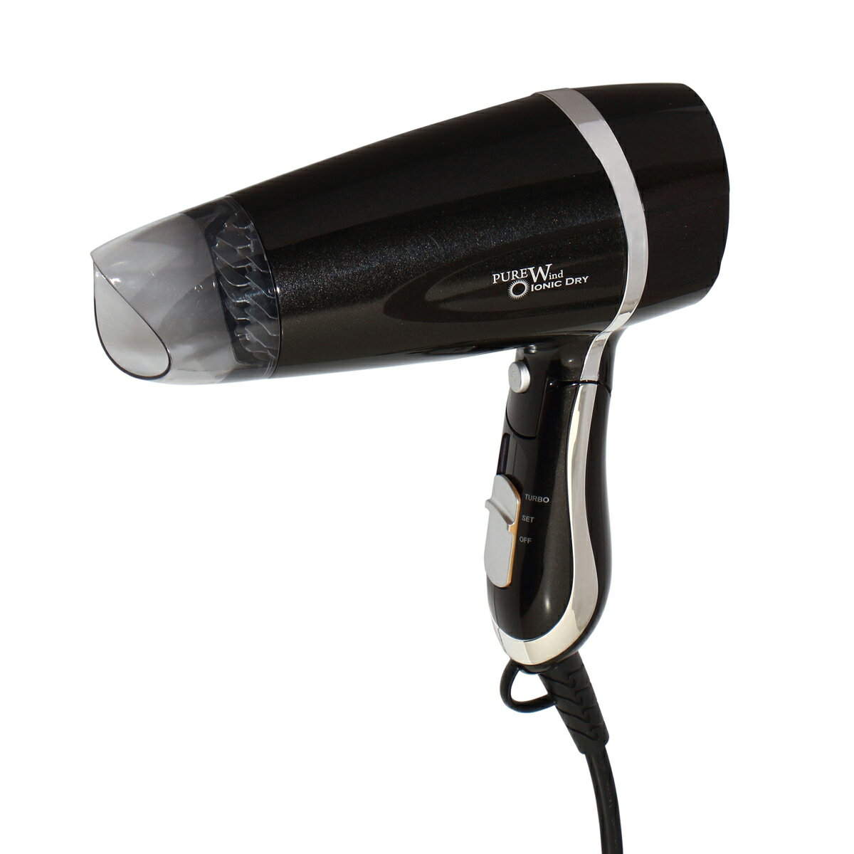ドライヤー PLD-1500-BK 【 ピュアウィンド マイナスイオン ハイパワー 】