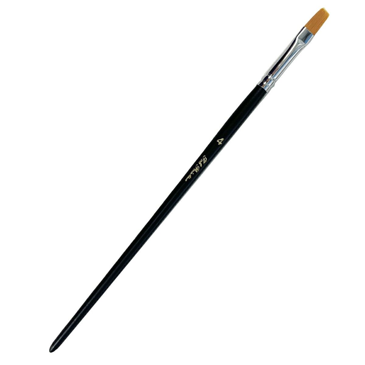 [ メール便可 ] トールペイント筆 ナイロン毛 フラット No.4