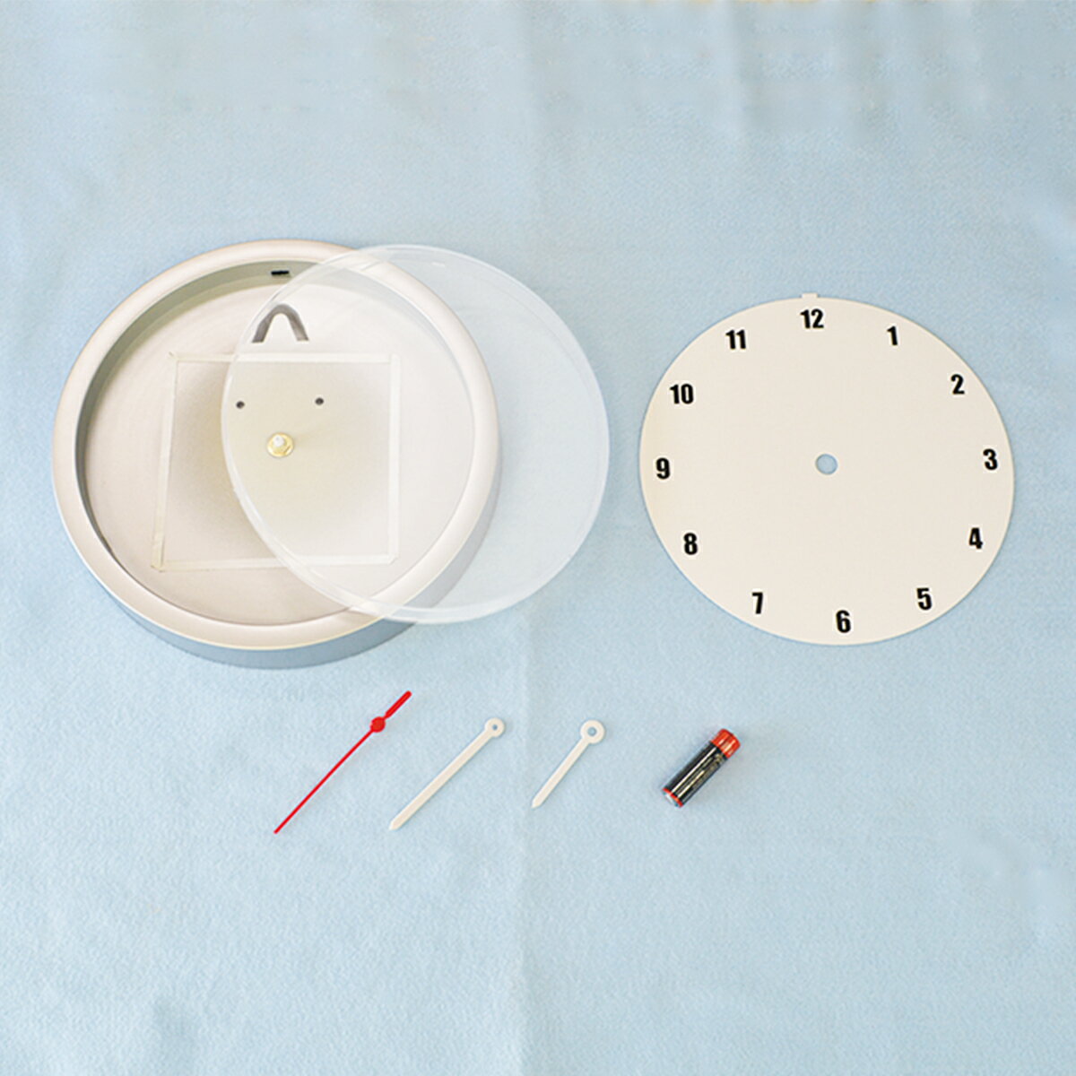 工作キット デザイン掛け時計II ステップムーブメント付き 1個 【 時計 工作 夏休み セット 】...