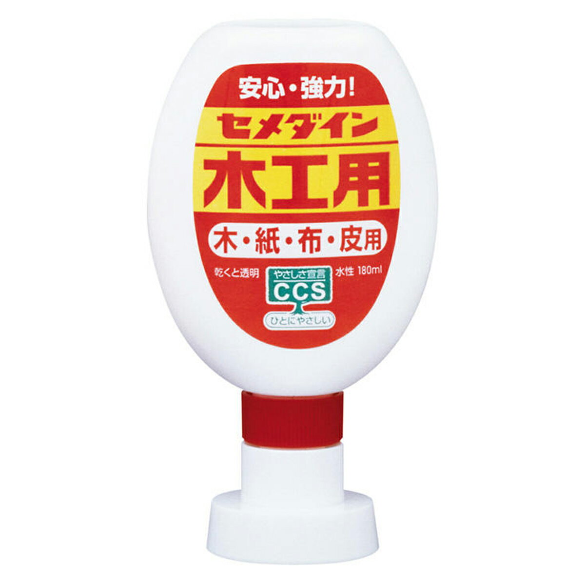 セメダイン 木工用 180ml ポリ容器 CA-225 【 接着剤 木 紙 布 皮 】