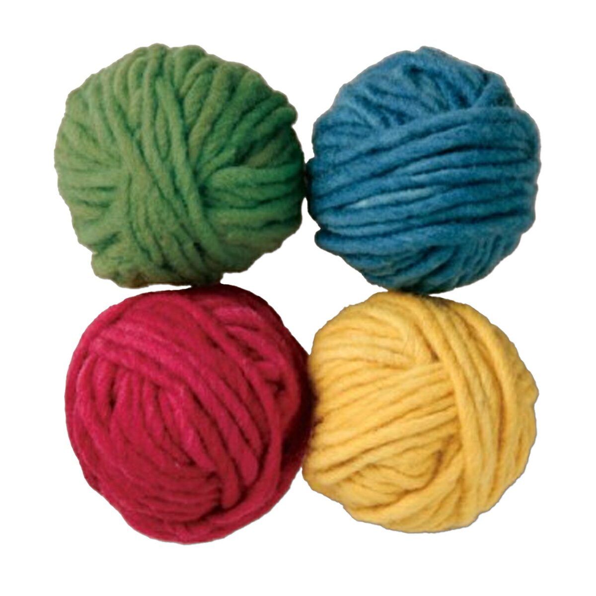 草木染め毛糸 4色セット 基本色 WM0820 ボレ・マニュファクチャー おもちゃ箱 【 リリアン 織機 ビオラ..