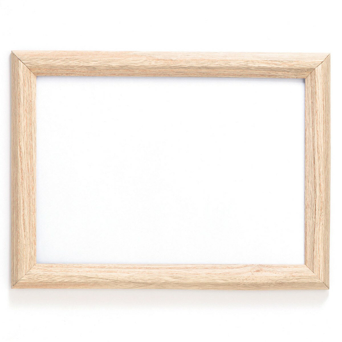 ペーパークラフト額 木目調 透明板付 画用紙八つ切 【 展示 発表 額縁 額 画用紙 絵 】