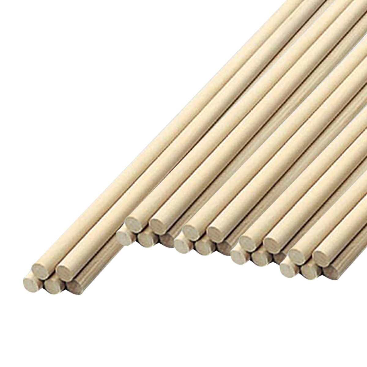 米ヒバ A 直径約10×600mm 25本組 【 木材 ひば 米ひば ひば棒 ヒバ棒 木 棒 丸棒 棒材 木の棒 】