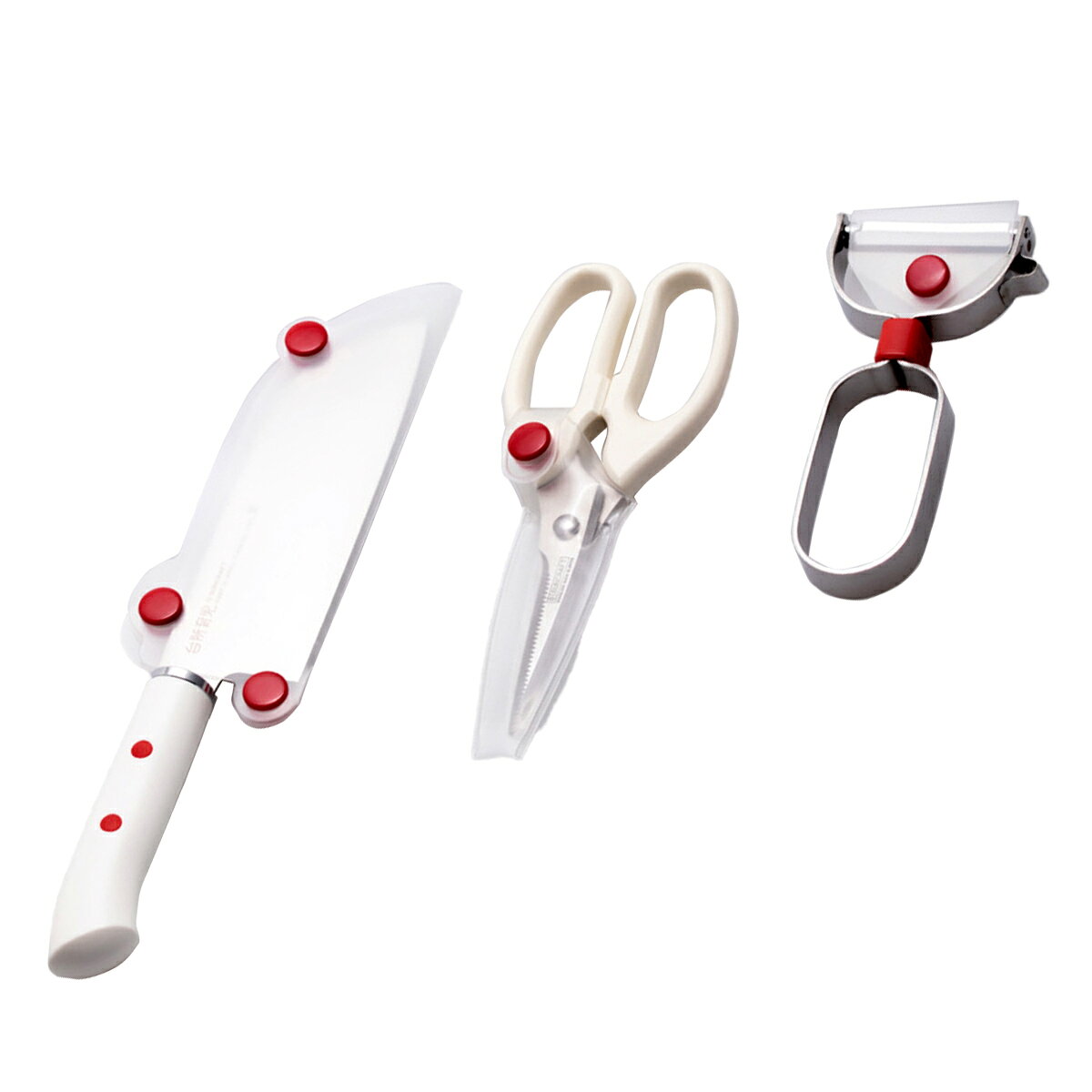 サンクラフト 台所育児スターターセット 3点 右利き用 【 調理器具 セット こども ...