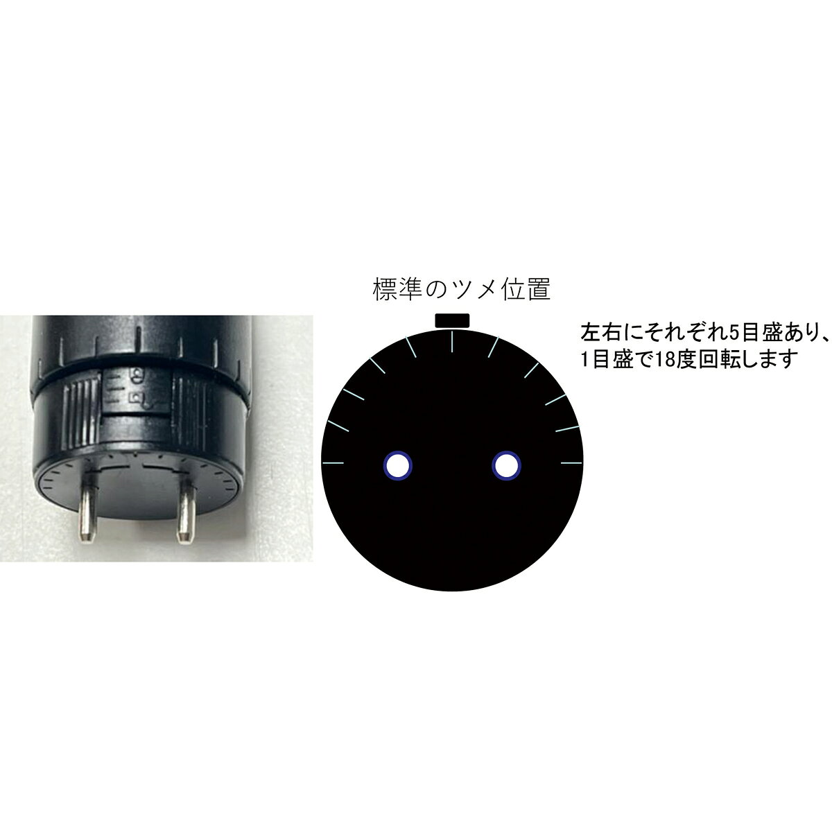LEDブラックライト 20W相当 50/60HZ兼用