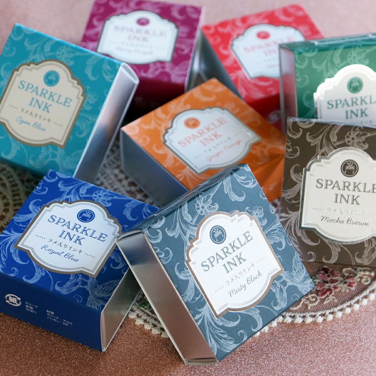 ギター スパークルインキ ロイヤルブルー つけペン用 インク 水性染料 寺西化学工業