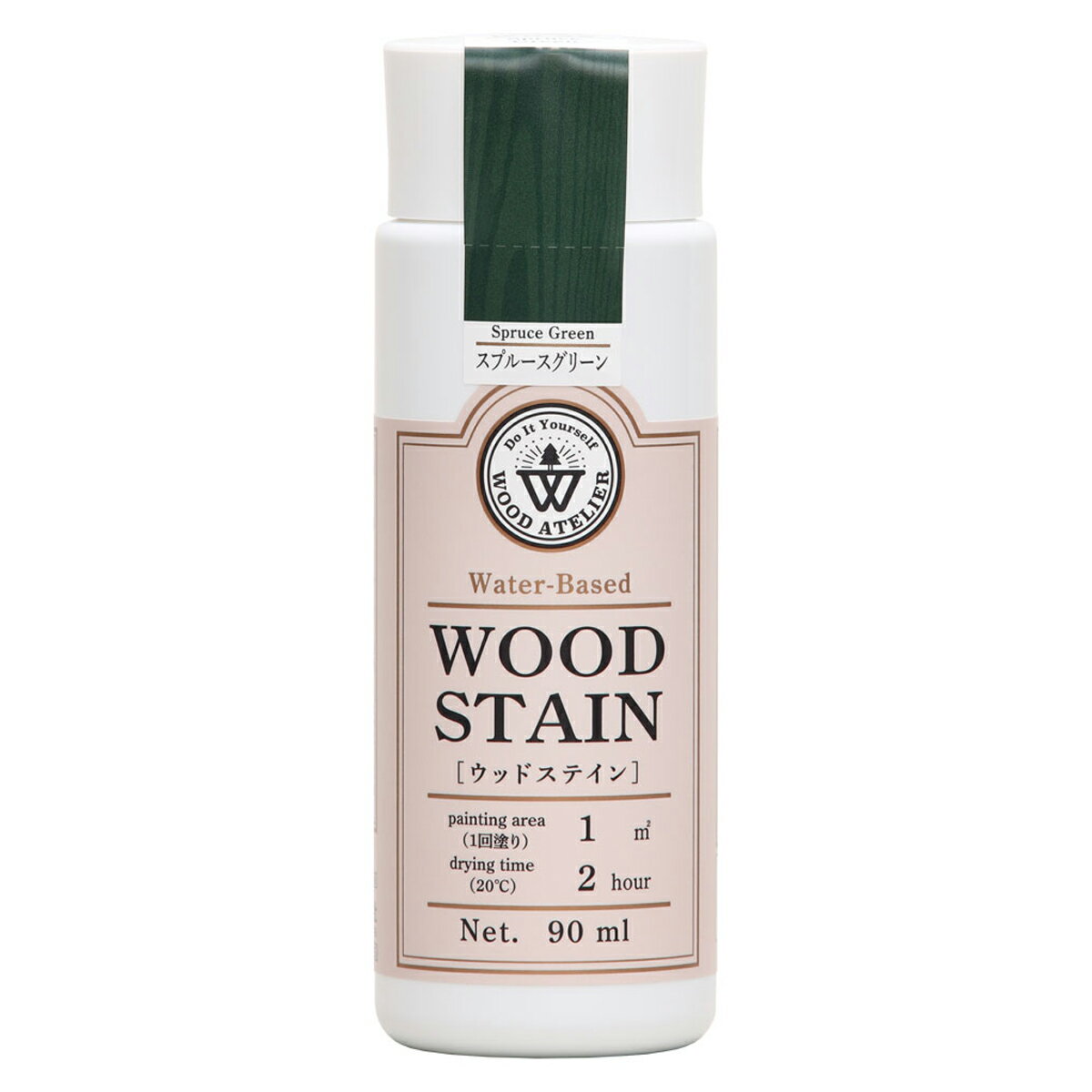 和信ペイント ウッドステイン 90mL WS-22 スプルースグリーン ウッドアトリエ