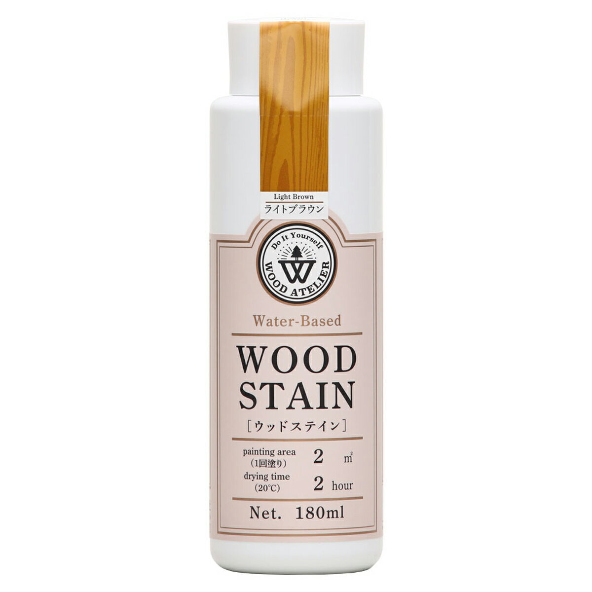和信ペイント ウッドステイン 180mL WS-10 ライトブラウン ウッドアトリエ