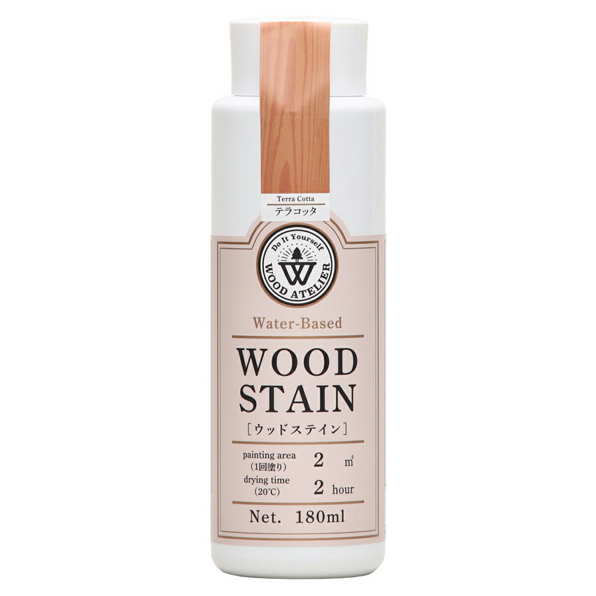和信ペイント ウッドステイン 180mL WS-16 テラコッタ ウッドアトリエ