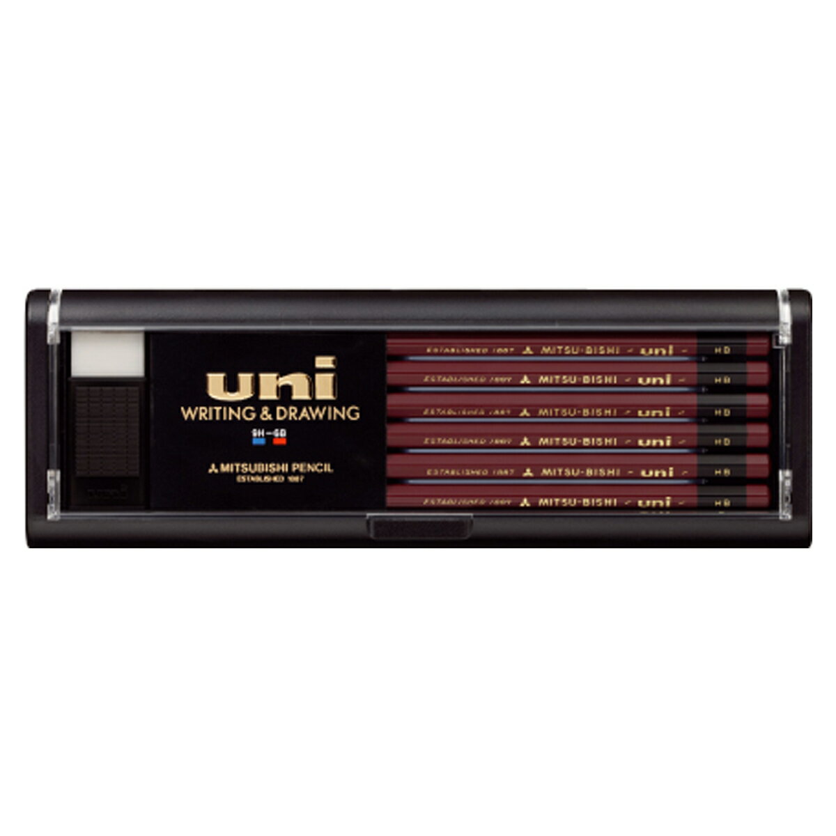 [ メール便可 ] ユニ鉛筆 12本組 HB 【 ダース 鉛筆 えんぴつ ユニ 】