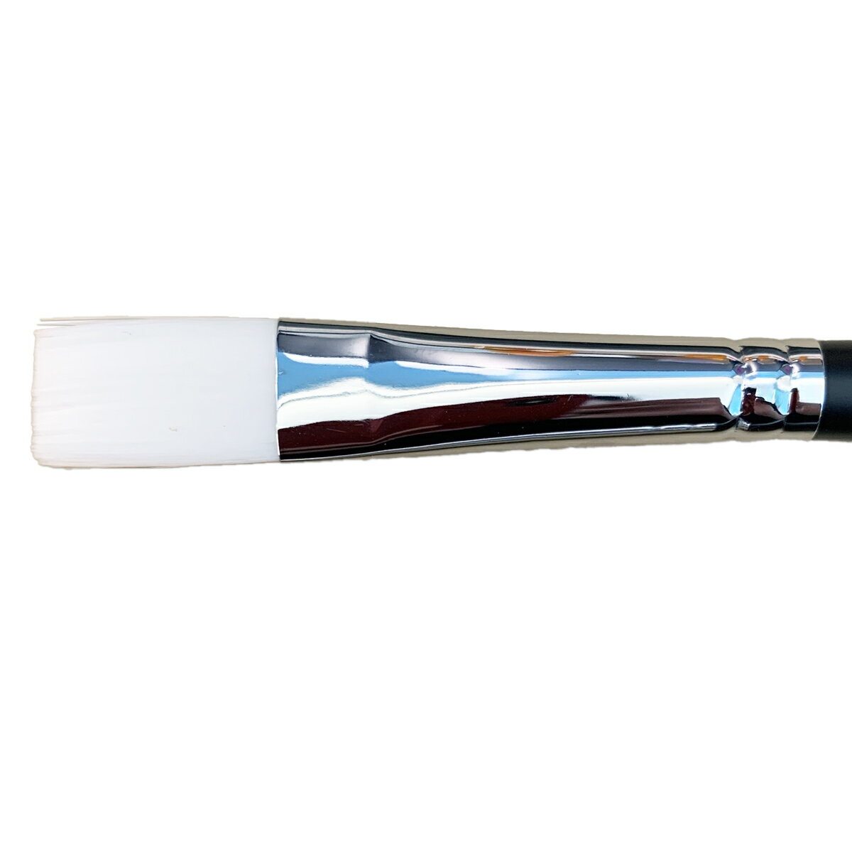 [ メール便可 ] 油絵筆 ナイロン 平 No.16 【 油絵 アクリル画 筆 ナイロン毛 】