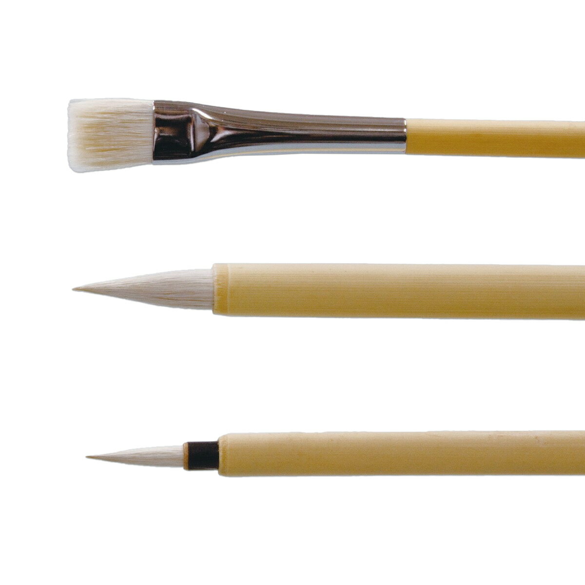 絵付け用筆セット A 30本組 【 陶芸 粘土 絵付け 筆 焼き物 】