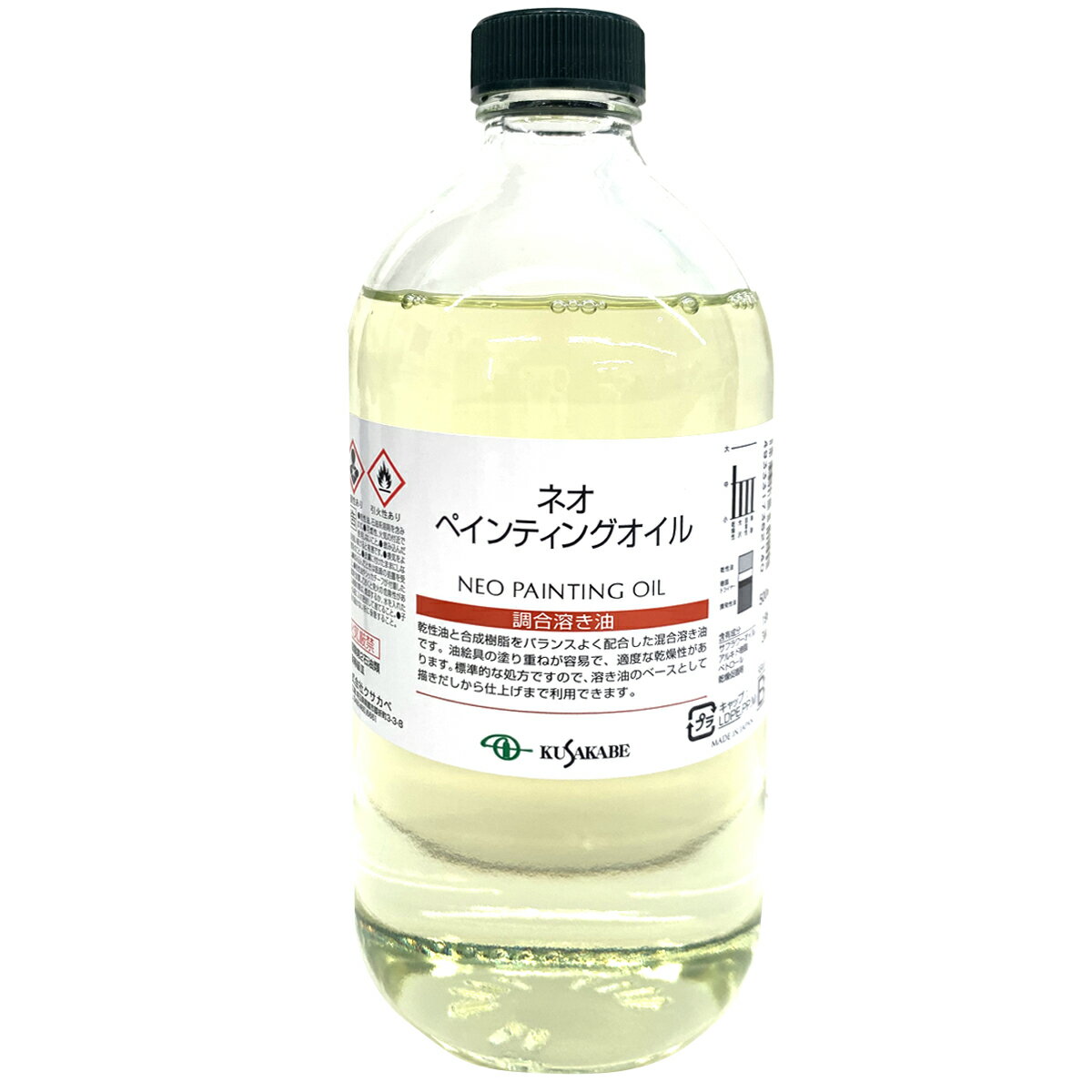 クサカベ ネオペインティングオイル 調合溶き油 500mL kusakabe