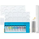 <当店オリジナル> ぺんてる ポスターカラー 12色13本 11mL 新DX Cセット Pentel 【 デザインセット 】