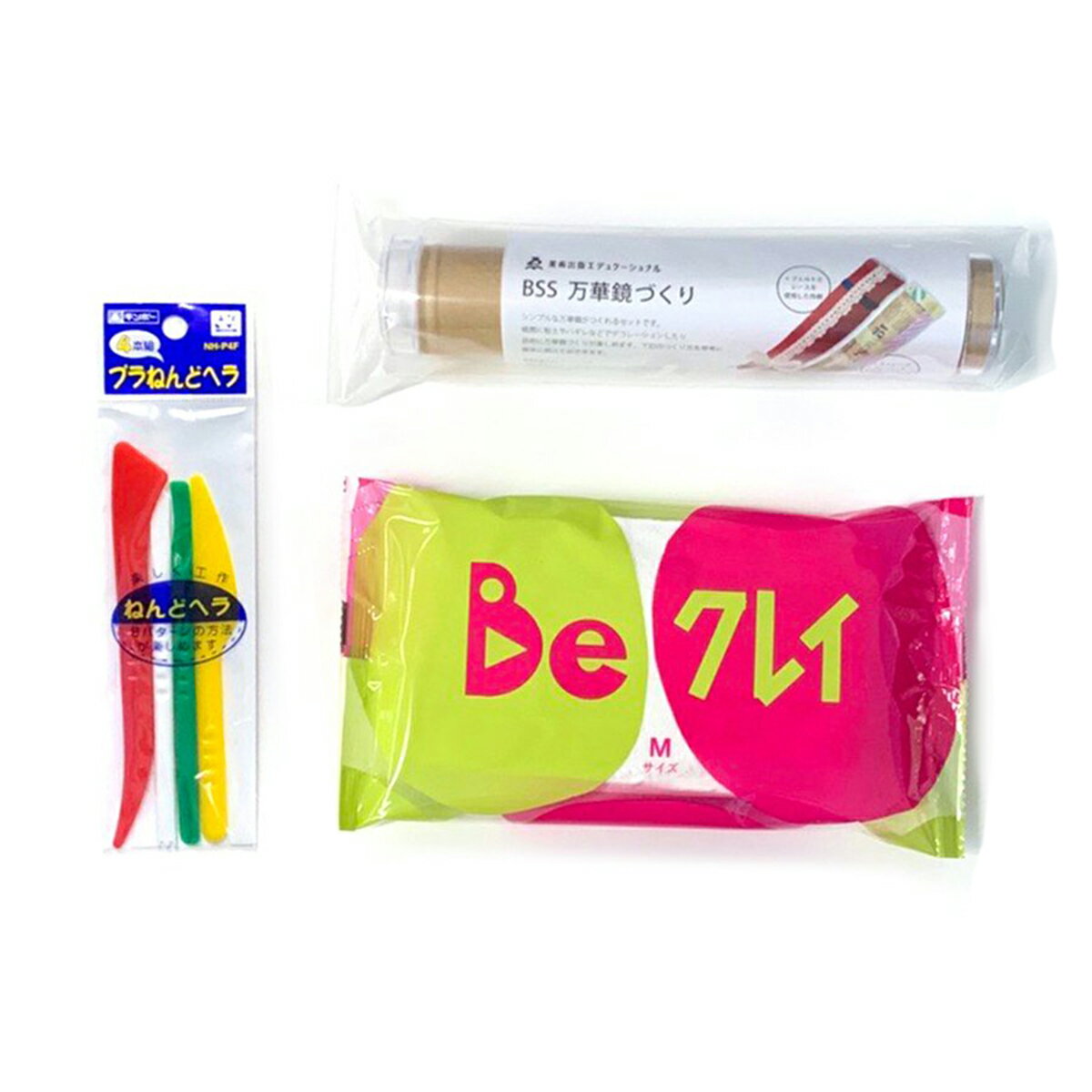 万華鏡づくり 粘土セット イベント ワークショップ 【 工作 工作キット 夏工作 夏休み工作 万華鏡 まんげきょう 手作り セット キット 万華鏡づくり まんげ...