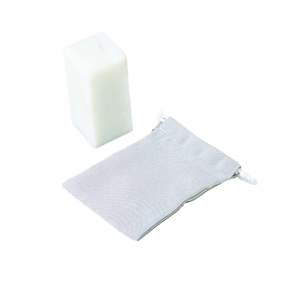 ＜当店オリジナル＞ 布袋付き 印材セット 高麗石 30mm角 【 篆刻 篆こく 石材 はんこ てんこく 】