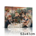 アートパネル アートボード ルノワール 舟遊びをする人々の昼食 53x41 B3 壁掛け 絵 インテリア 名画 モダンアート 油絵 絵画 有名画 おすすめ 人気 高級 かわいい おしゃれ ポスター 玄関 リビング 部屋 店舗 風景画 自然 花 空 海 モノトーン 【LotNo.02】