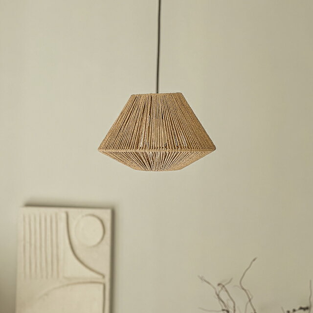 rhombus ペーパーコード ペンダントライト 口金E26【ART OF BLACK】のサムネイル