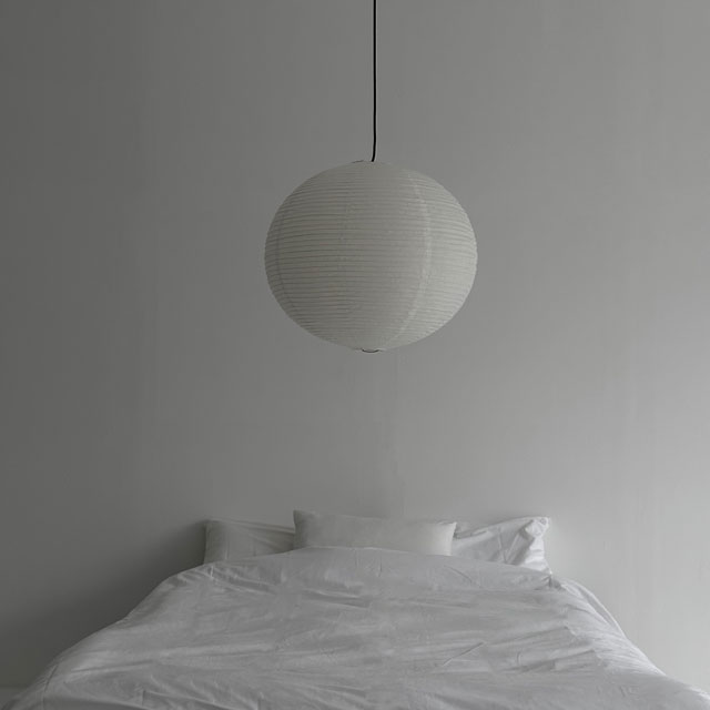 予約販売 4月下旬頃発送 Rice Paper Shade Large 和紙 ペンダントライト【ART OF BLACK】のサムネイル