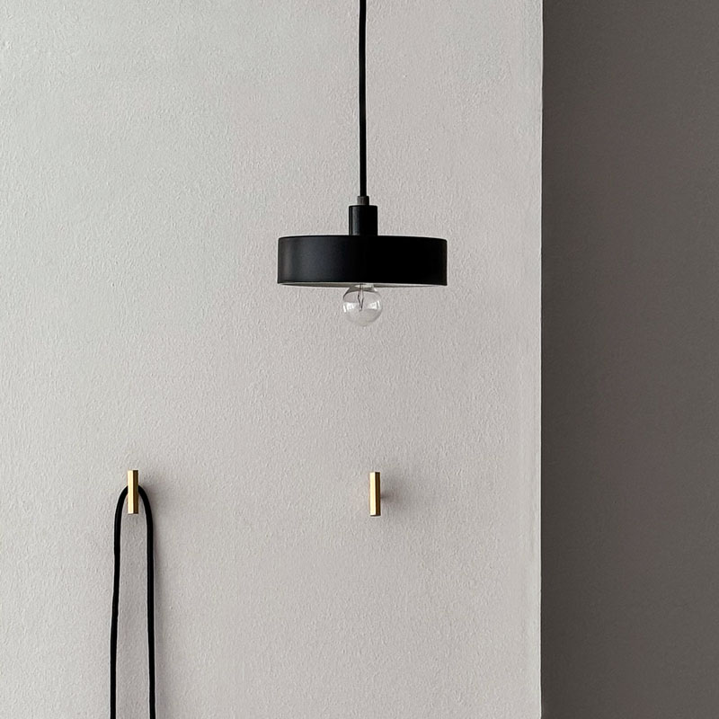 予約販売10月上旬頃発送予定 circle ペンダントライト D18cm×H5cm 口金E17【ART OF BLACK】のサムネイル