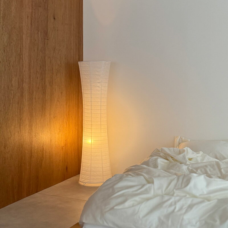 ラウンド 和紙スタンド フロアライト 口金E17【ART OF BLACK】