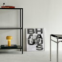 BAUHAUS レタリング シルバーフレーム アートポスター 50×40cm【ART OF BLACK】