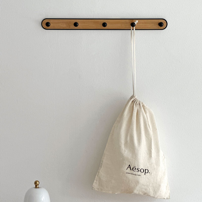 5連 ウォールフック バンブー×アクリル【ART OF BLACK】のサムネイル