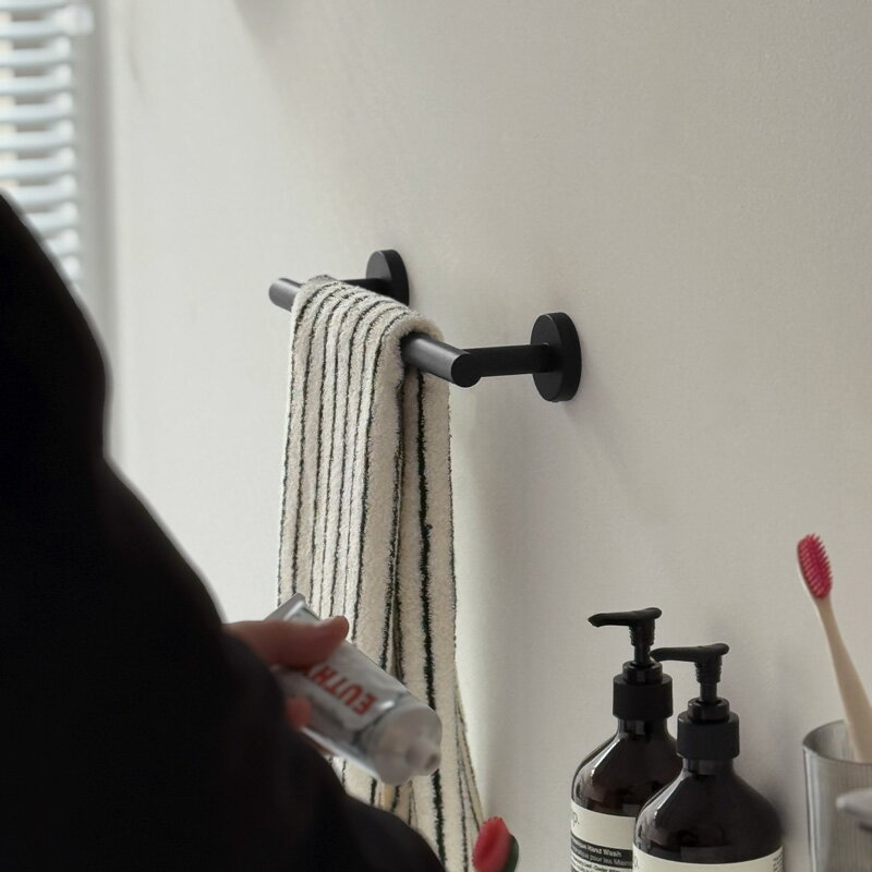 タオルハンガー ステンレス マットブラック【ART OF BLACK】