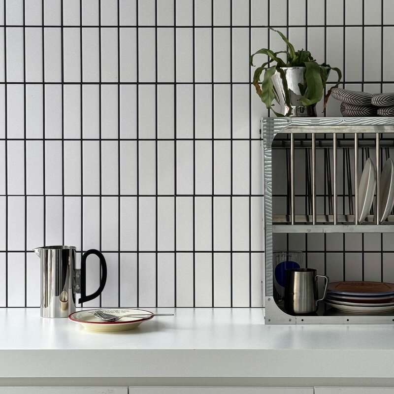 立体 3Dタイル パネルステッカー 29.5cm×29.5cm×厚み4mm a8【ART OF BLACK】