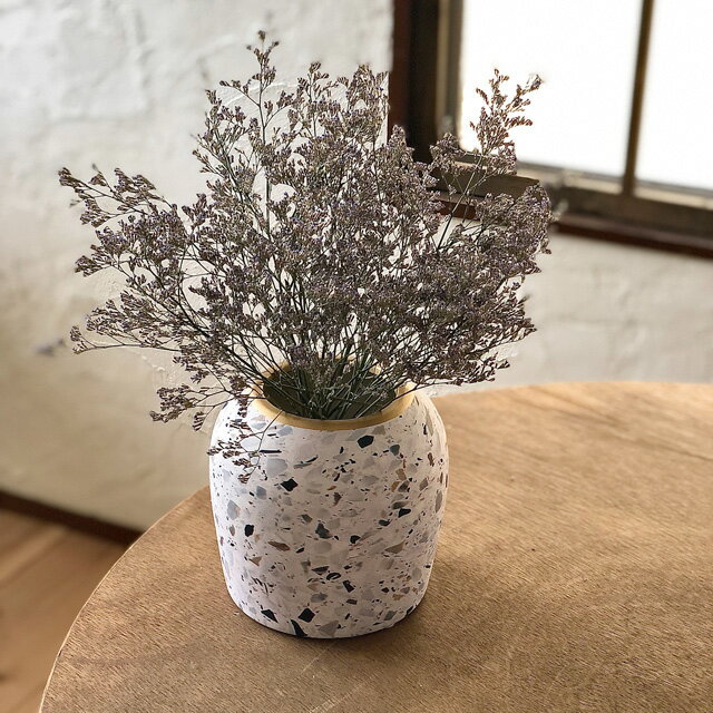 テラゾー フラワーベース 花瓶 【ART OF BLACK】のサムネイル