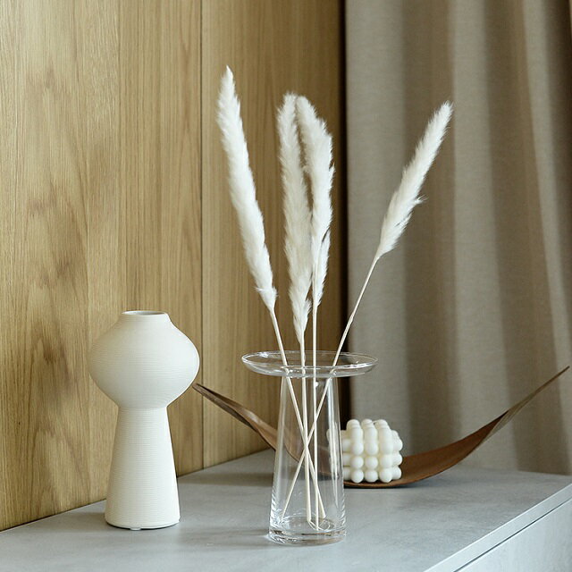 plat ガラス フラワーベース クリア 花瓶 【ART OF BLACK】のサムネイル