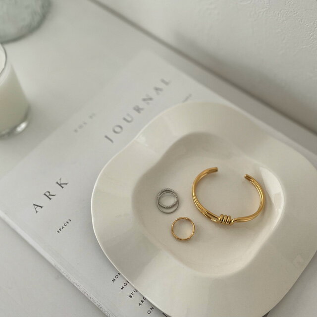 Fluttering アクセサリープレート キャンドルホルダー 【ART OF BLACK】のサムネイル