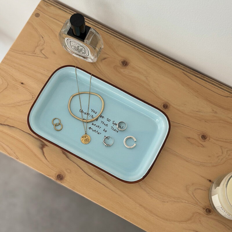 セラミック メッセージ入り ラインプレート【ART OF BLACK】