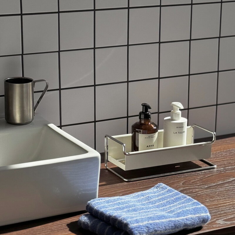 2way カンティレバー タオルハンガー付き 収納ラック 【ART OF BLACK】