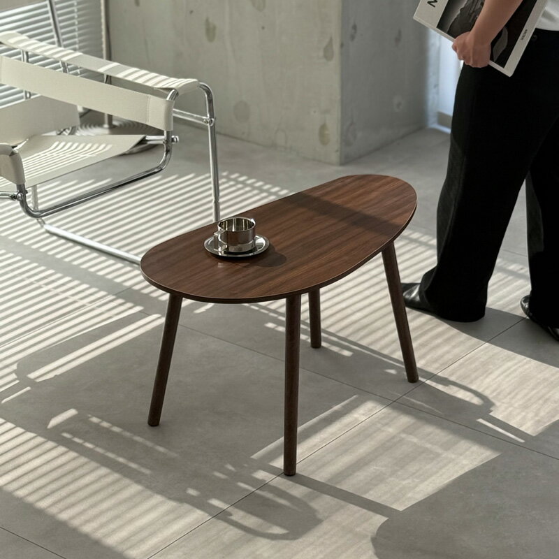 Bean コーヒーテーブル 80×40cm【ART OF BLACK】