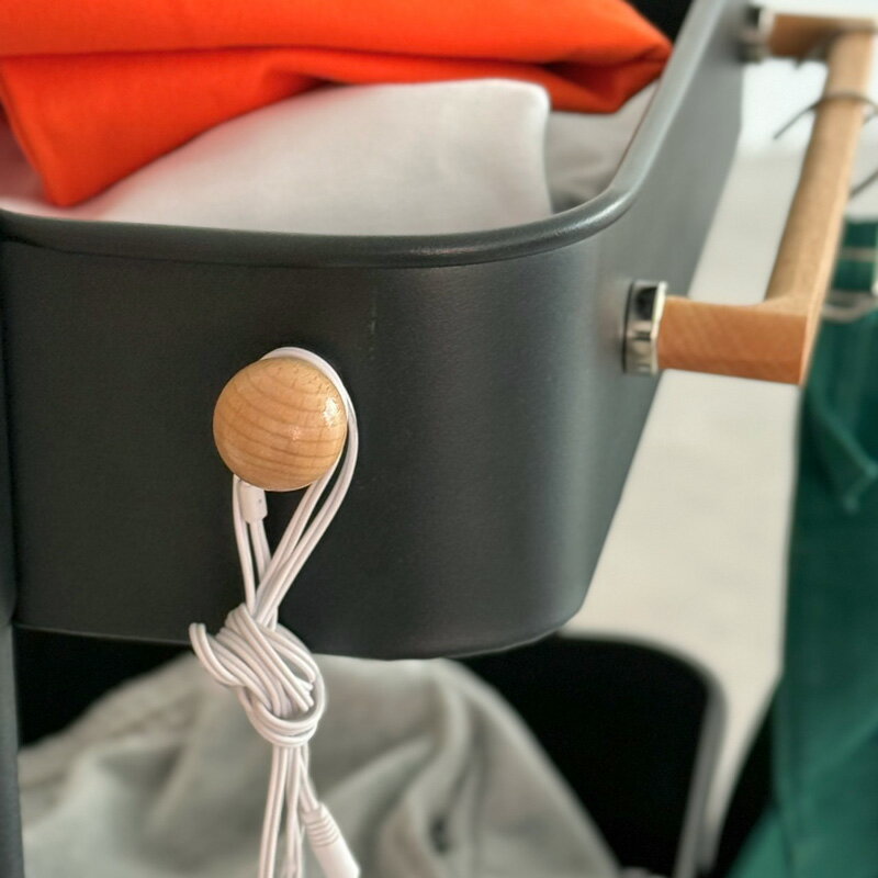 天然木 ウッドボール ネオジム磁石 マグネットフック 2個セット【ART OF BLACK】