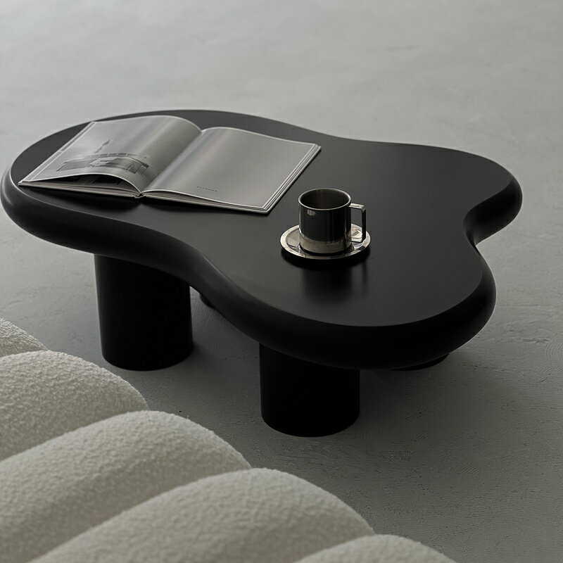 受注販売 ニュアンス リビング ローテーブル 100cm×70cm×高さ30cm【ART OF BLACK】