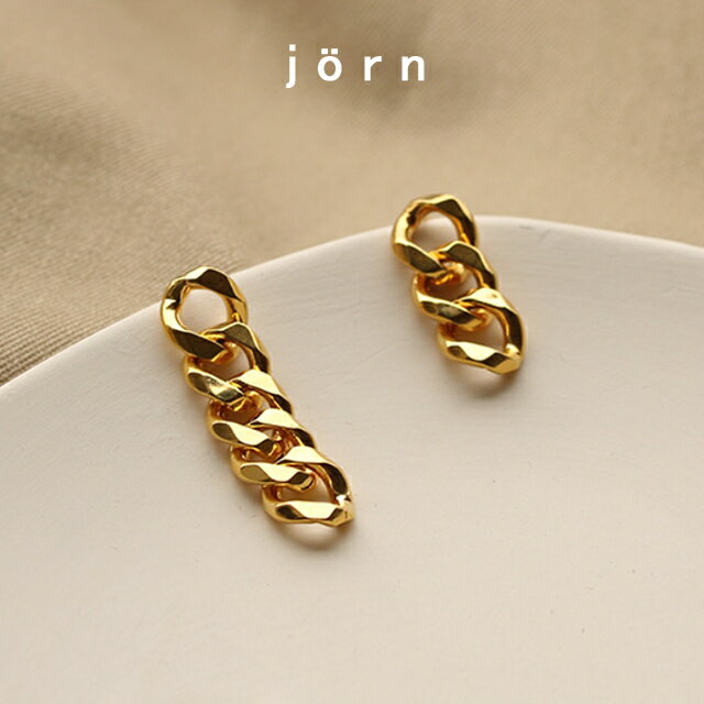 jornヨルン Asymmetric Chain Pierce ネコポス送料無料