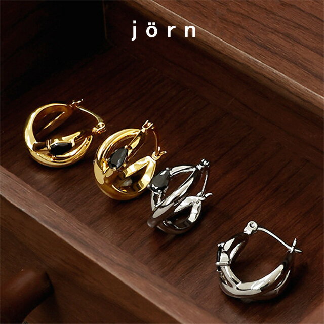jornヨルン Nuance Hoop Stone Pierce ネコポス送料無料