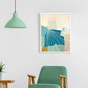 【Sarah Golden UV80%カット プレミアム木製額装アートポスター】LANDSCAPE NO. 2(480×630×24mm) -おしゃれインテリア...